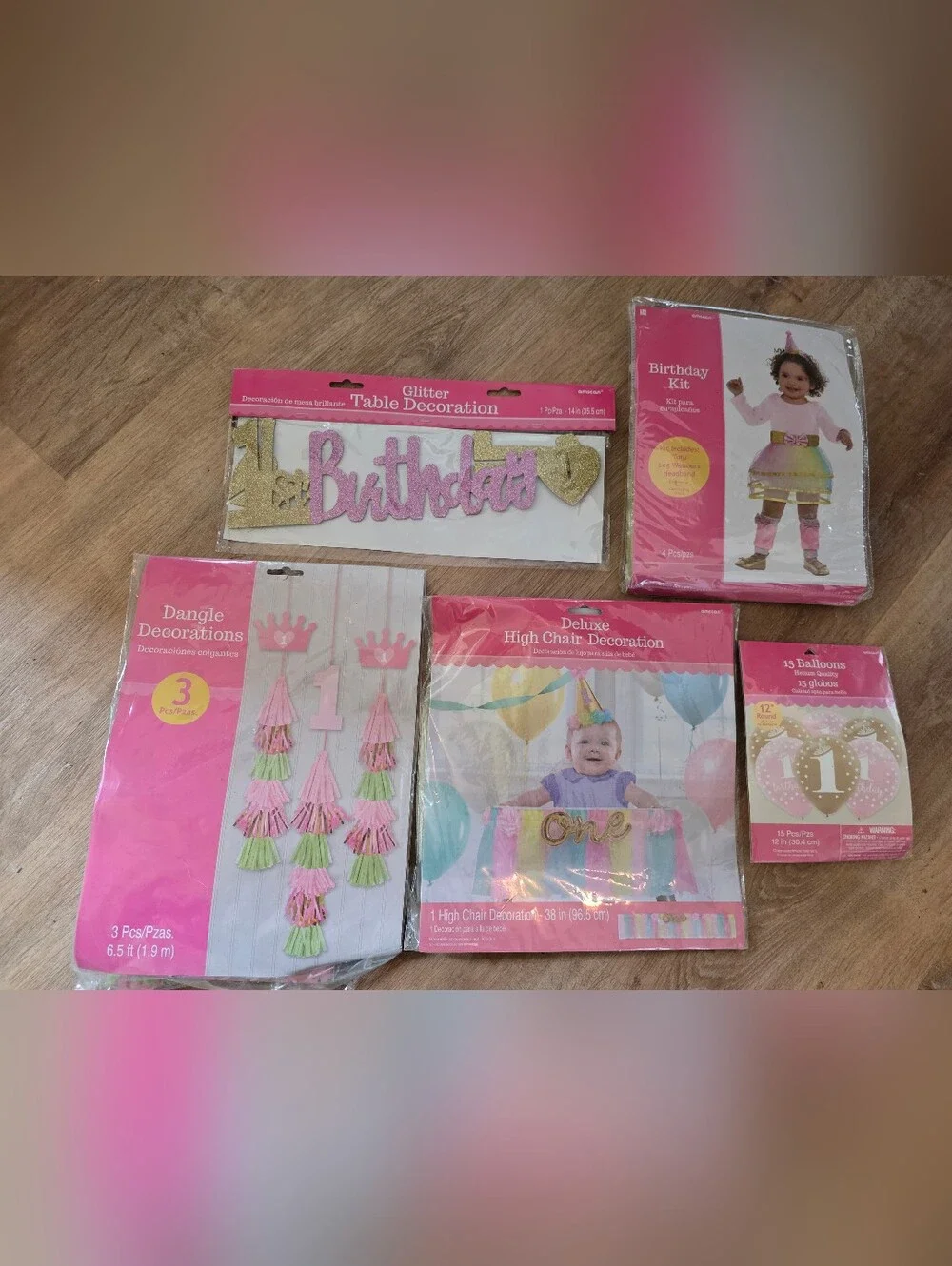 NEW 1st Birthday Princess Theme Decor And Outfit